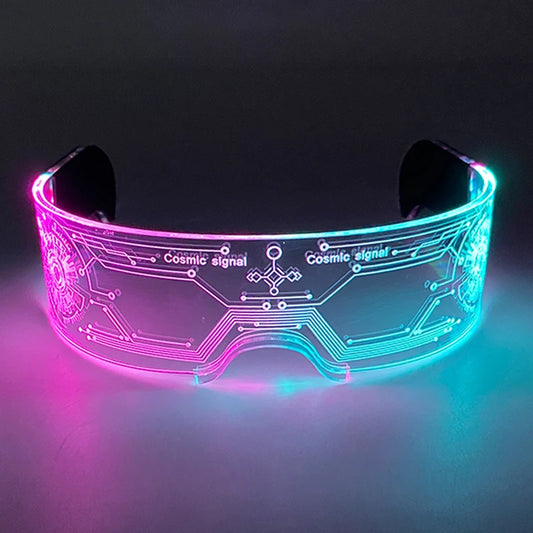 Multifunction LED Luminous Glasses Acrylic Led Party Glasses Light Up Glasses Prop For Festival KTV Bar Party Performance